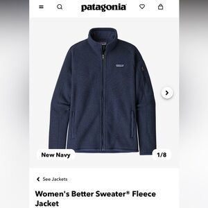 patagonia women’s better sweater full-zip